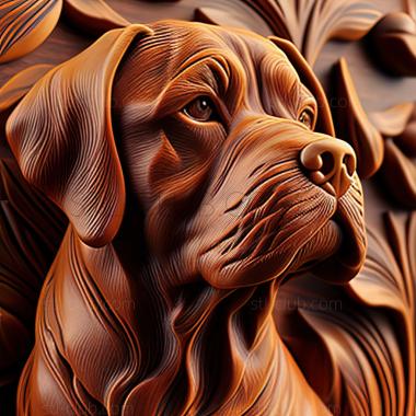 3D model st Briar dog breed dog (STL)